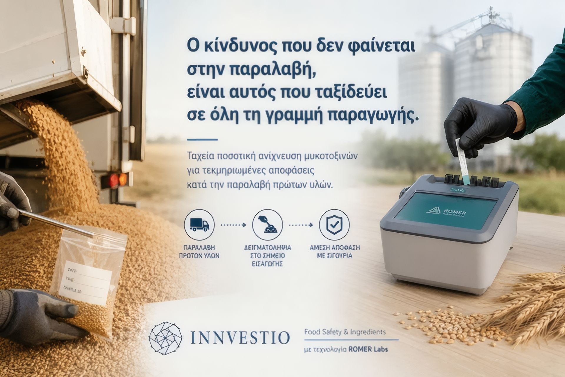 Μυκοτοξίνες στην παραλαβή πρώτων υλών: γιατί η σωστή απόφαση ξεκινά πριν από την παραγωγή