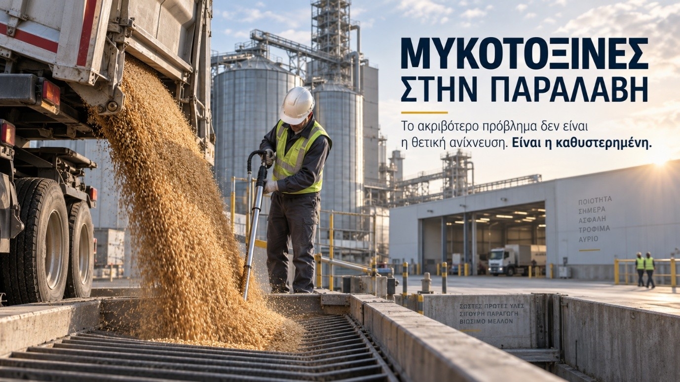 Μυκοτοξίνες στην παραλαβή: μπορείτε να τις ανακαλύψετε μόνο αφού ξεκινήσει η παραγωγή;